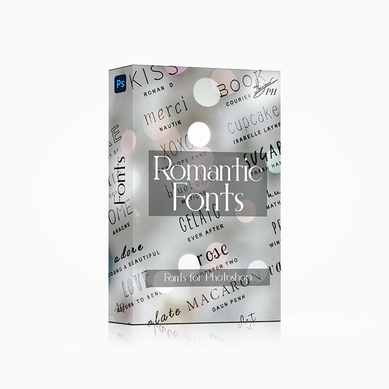 Romantic Fonts for Photoshop
